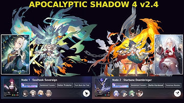 Apocalyptic Shadow 4 v2.4 | E0S1 Firefly & E0 Yunli | Honkai: Star Rail version 2.4