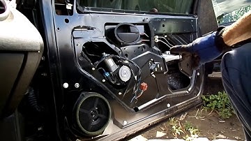 Saturn Ion Window Motor Regulator Removal