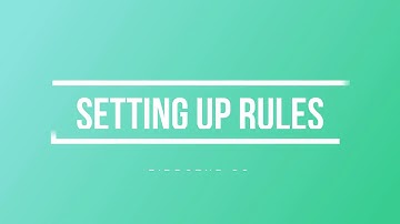 How to set up automation rules