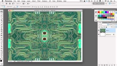 PS CS5 tutorial - Creative ways of designing using textures and patterns