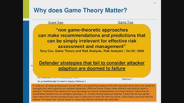 CSIAC Webinar - A Model-based Game Theoretic Approach for Mitigating Cyber Risk