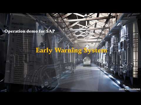 SAP Early Warning System Demo