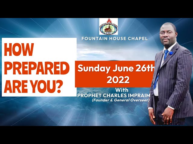 ⁣Sunday June 26th,2022: Divine 1st Service with Prophet Charles Impraim