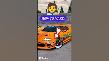 Easy Tutorial vinyl turbo Supra mk4 🧑‍🔧 Car Parking Multiplayer #carparkingmultyplayer