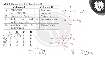 Match the column I with column II: \begin{tabular}{|l|l|c|l|} \hline \multicolumn{2}{|c|}{ Colum....