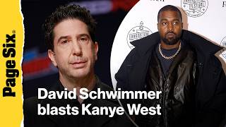 David Schwimmer Erts Kanye West Hasnt Properly Apologised For Antisemitic Comments