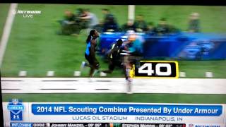 Jadeveon Clowney 40 yard dash - 2014 Combine