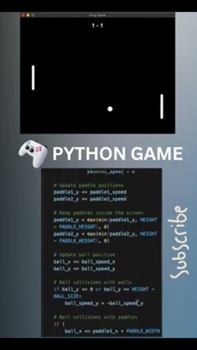 How to Make Pong Game with Python? - YouTube