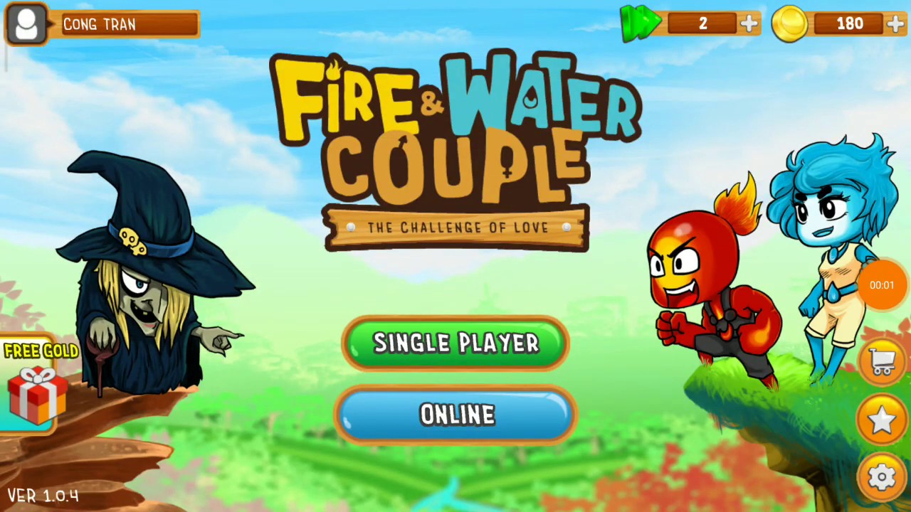 Level 17 - Fire and Water Couple