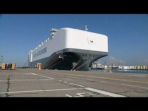 Le plus gros roulier du monde au Havre