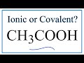 Properties and Behavior of Acetic Acid