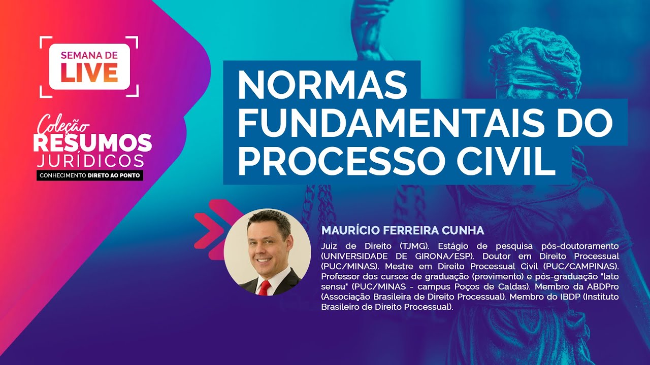 Normas Fundamentais Do Processo Civil Com Maur cio Ferreira Cunha 