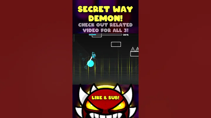 SECRET WAY DEMON! #geometrydash #gd #freedemon