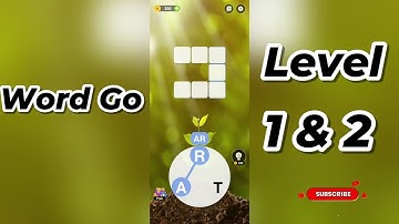 Word Go Level 1 and 2 Answers 🧩 | Tips & Solutions | Word Link Puzzle | Go Answer