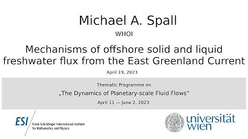 M. A. Spall -Mechanisms of offshore solid and liquid freshwater flux from the East Greenland Current
