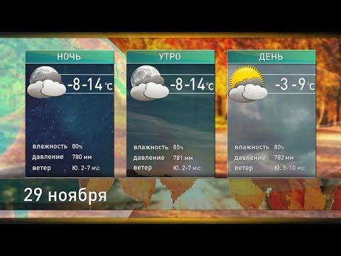 Прогноз погоды на 29 ноября: холодно и без осадков
