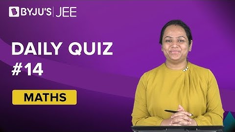 Daily Quiz #14 | Class 11-12 & Repeaters | Maths | Nidhi Ma
