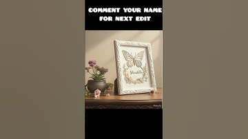 Shraddha Frame name editing||#ytshorts#imagecreation#meta#ai#frame#nameart