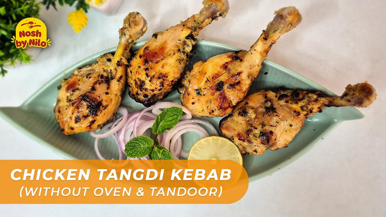 Chicken Tangdi Kebab | No Oven | No Tandoor | Easy Grill chicken Recipe Made Using Pan