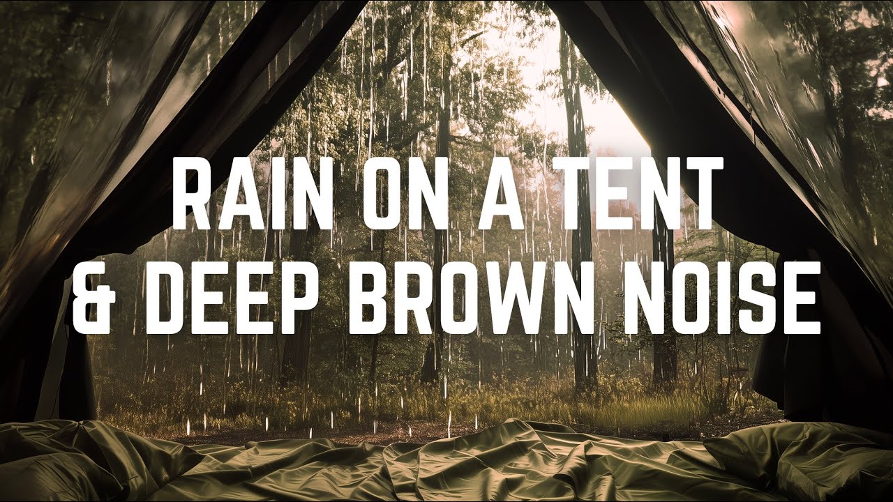 RAIN ON A TENT & DEEP BROWN NOISE | Black Screen | 12 Hours | No Midway Ads | Relax, Sleep, Focus adlı videoyu YouTube'da izle RAIN ON A TENT & DEEP BROWN NOISE | Black Screen | 12 Hours | No Midway Ads | Relax, Sleep, Focus adlı videoyu YouTube'da izle