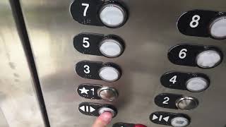 BUSY Scenic ThyssenKrupp Traction Elevator @ Pearl Condominiums, South Padre Island TX