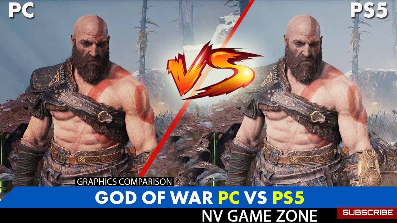 God Of War PS5 VS PC, Graphics Comparison, GOW PS5 VS PC