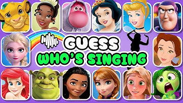 Guess 52 Disney Songs 🎙️🌈🎶 Guess Who