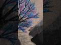 🎨 Transforming Wood into a Vivid Landscape #artshorts #painting