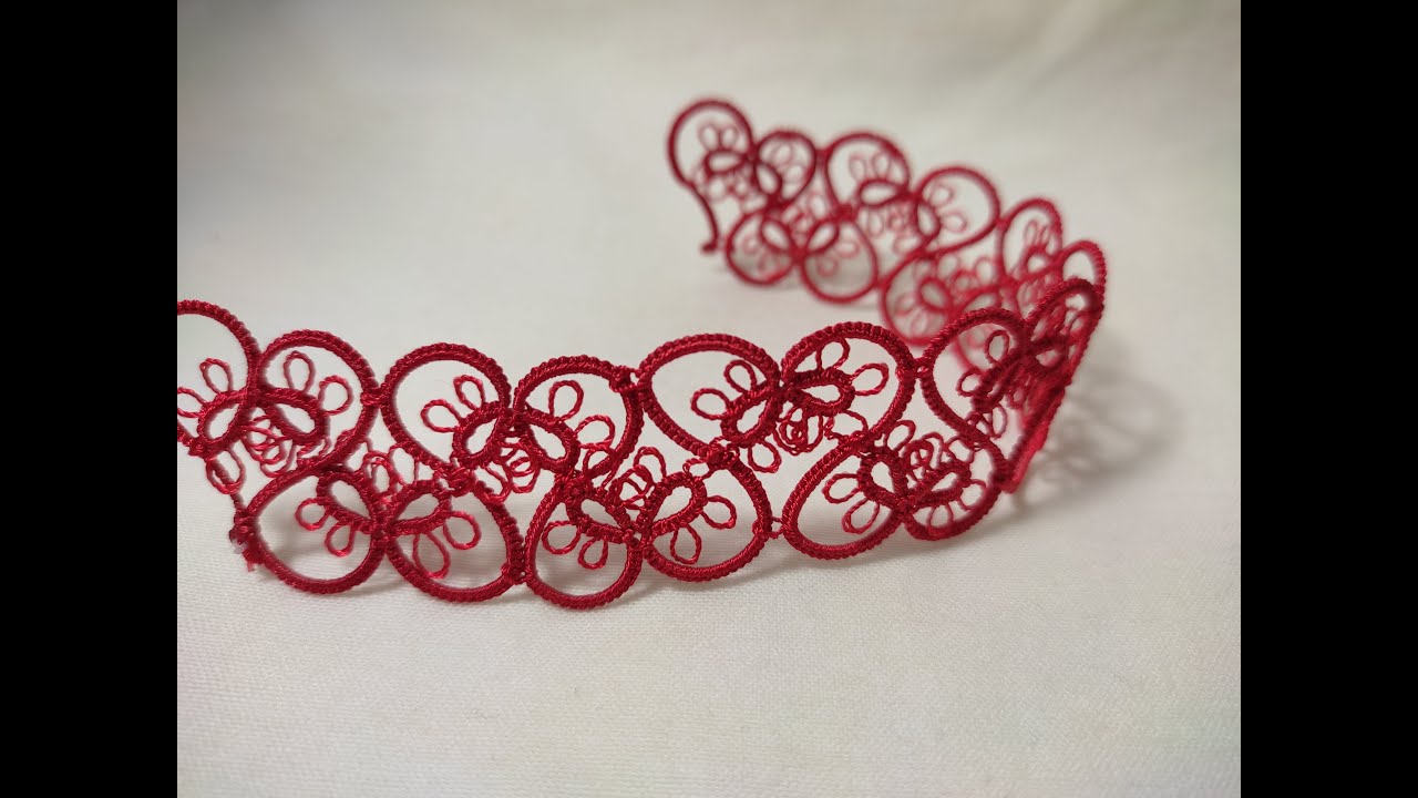 Mekik Oyası Bileklik Tasarımı!Shuttle Tatting Bracelet#shuttletatting#bracelet#mekikoyası #bileklik