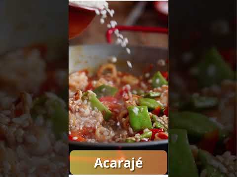 Acarajé Receitas Brasileiras Simples do Dia-a-Dia #shorts  #culinaria  #receitas  #donadecasa