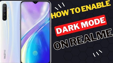 How to Enable Dark Mode on REALME