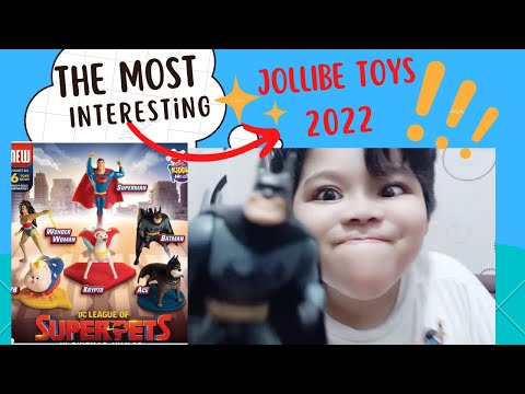 UNBOXING THE LEAGUE OF SUPPERPETS JOLLIBEE KIDDIEMEAL 2022