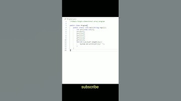 One Dimensional Array in Java #code #java #programming #developers #shortsvideo #reels #codewithmani