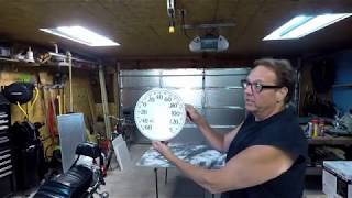 Insulating my garage door for under $100 (Part 3) Summer Update with Air Conditioning