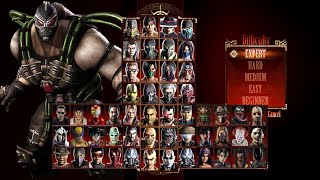 Mortal Kombat 9 - BANE DC MOD - Expert Arcade Ladder - Gameplay @ (1080p) - 60ᶠᵖˢ ✔