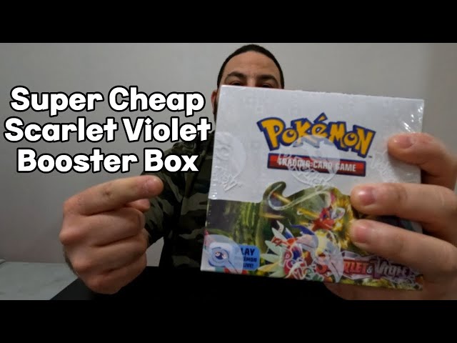 Cheapest Scarlet & Violet Booster Box... From Amazon? First Pokmon Cards  In 20 Years! - YouTube