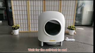Petree Automatic Self Cleaning Cat Litter Box Gen 2 Quick Install Instruction