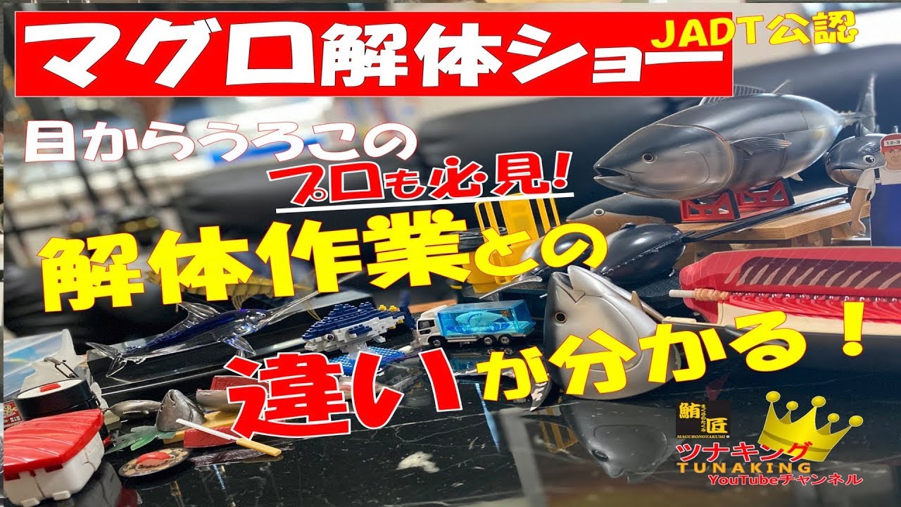 マグロ解体ショー プロも必見 解体作業との違いがわかる 目からうろこのマグロ解体ショー Youtube