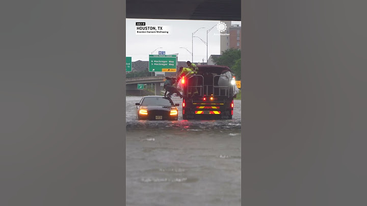 Multiple Floodwater Rescues from Hurricane Beryl Flooding