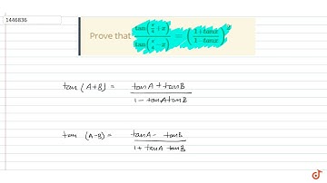 Prove that  ltmath gt  ltmrow gt  ltmfrac gt  ltmrow gt  ltmi gttan lt/mi gt ltmrow gt ltmo gt