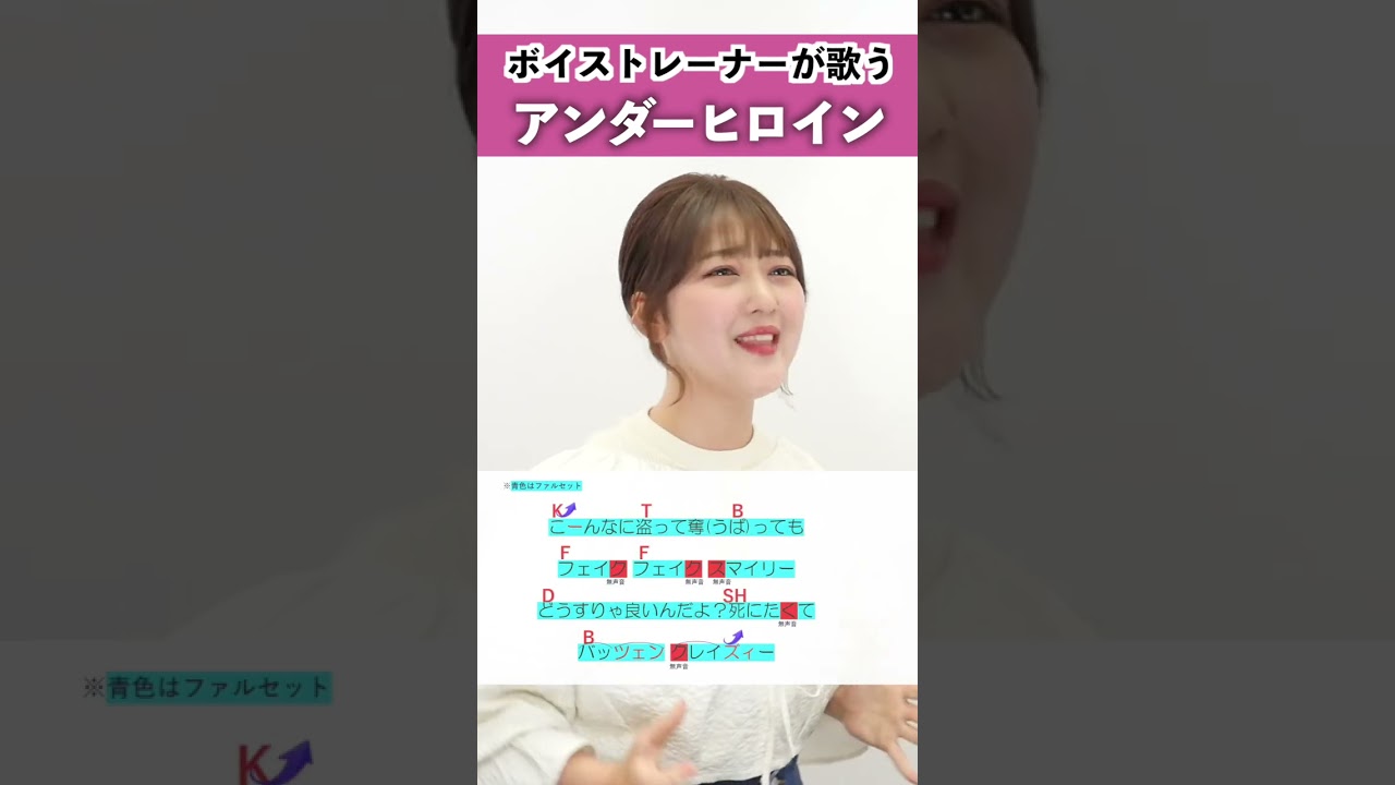 【ボイストレーナーが歌う】アンダーヒロイン / ツユ【シアーミュージック大宮校 ななちょ】#shorts