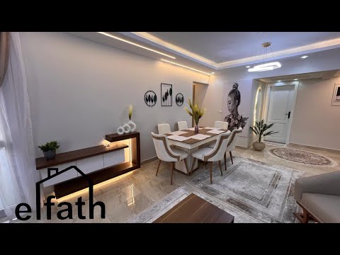 احدث تشطيبات وفرش وديكورات شقق جنه مصر مدينه السادس من اكتوبر