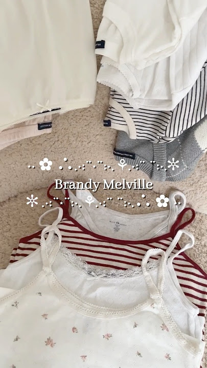My Brandy Melville collection so far! 🩷🌸🐞🍒🍀