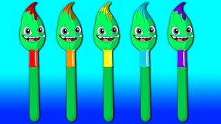 Learn the colors with your magic friend Groovy The Martian | Educational videos for kids