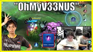 OhmyV33NUS showcasing Game Knowledge in live on this conceal play