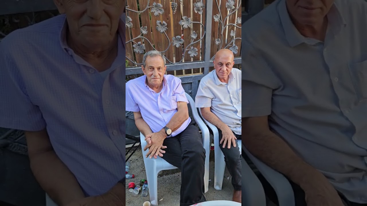 استقبال العريس علاء ابو نظمي مصمص مع الشاعر فواز محاجنه