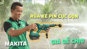 [RA MẮT] Máy Rửa Xe Pin 18V Siêu Gọn, Ngon Lành Êm Ái, Giá Dễ Chịu - MAKITA DHW180