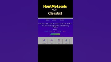 Clearbit vs HuntMeLeads #b2b #leadgeneration  #emailextractor #emailfinder #huntmeleads #clearbit