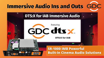 Immersive Audio Ins and Outs: SR-1000 IMB with DTS:X for IAB Immersive Audio