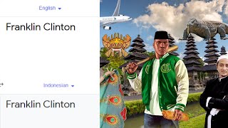 Franklin Clinton in different languages meme